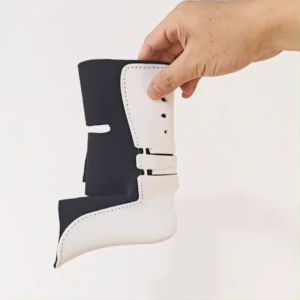 1pcs M or L Right or Left Adjustable Foot Drop Splint Brace Orthosis Support Ankle Joint Fixed Strip Guard Sports Hemiplegia Rehabilitation Fracture Boot