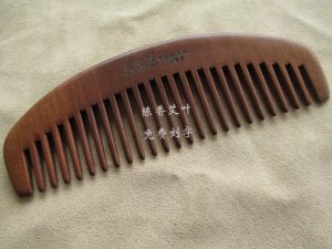Daily Boutique Mahogany Comb 16cm Large Dense Gear Log Unpainted Solid Wood Anti-Static Anti-Hair Loss Wide Teeth