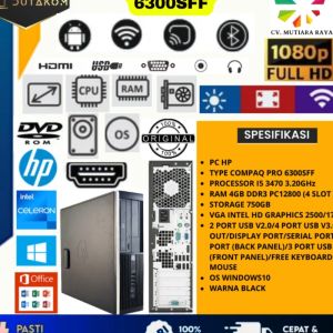 CPU HP COMPAQ PRO 6300SFF