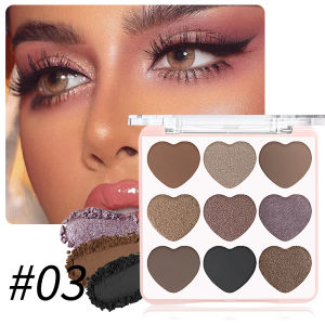 Taupe Glow Eyeshadow Palette Matte & Metallic Pearl Waterproof Long Wear Eye Brighten & Face Conceal Valentine Gift