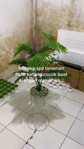 DAUN PALEM PLASTIK POHON PALEM PALSU POHON ARTIFICIAL BUNGA DEKORASI TANAMAN HIAS MURAH BAYAR DI TEMPAT