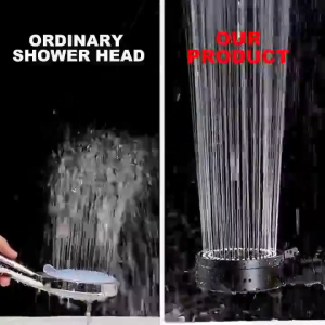 Best Selling Shower Set with Faucet 3-in-1 Black Shower Head Set 304 Shower Set Stainless Steel Stainless 5-speed Booster Shower with Hose and Holder Bathroom