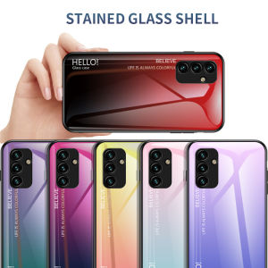 Luxury Gradient Tempered Glass Casing for Honor 200 Pro 5G 2024 Case Tempered Glass Protective Cover for Honor200 Honor200Pro 200Pro Shockproof TPU Edge Back Cases