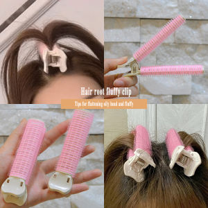 รูปแบบโรลม้วนผมกิ๊บยก ผ้ายกิ๊บ แบบธรรมชาติ DIY ร่วมกิ๊ฟหนีบผม พร้อมโรลเพิ่มวอลลูกม้วน เพื่อผมดูหนาขึ้น Culolo