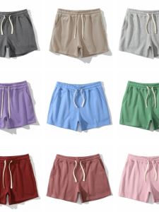 American Sports Shorts Three Points below the Knee Fitness Shorts Mens Summer Training Squat Running Pure Cotton Shorts