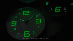 12 Inch Luminous Silent Wall Clock Creative Simple Modern Quartz Clock Bedroom Living Room Thickened