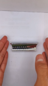 Slide Dobro Metal Steel Tone Bar Hawaii Lap Resonator Gitar SP2 Chrome