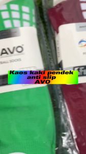 Kaos Kaki Avo Futsal Sepak Bola Anti Slip Pendek Sebetis Warna