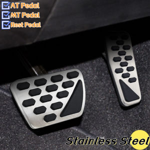 Stainless Steel Car Pedals for Jeep Wrangler JL 2018-2020 Accelerator Brake Pedal Cover Pads Parts Accessories