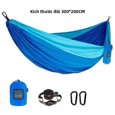 Vải Dù Nylon Vải Dù Võng Di Động Cỡ Đơn Và Đôi Dành Cho Cắm Trại Ngoài Trời Đi Bộ Đường Dài Làm Vườn - Nội Thất Ngoài Trời Dành Cho Người Lớn