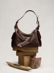 Belle | Genuine Leather Crescent Multi-purpose Handbag