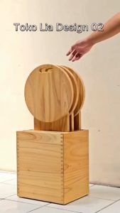 kursi lipat bisa di bawa kemana mana kursi kafe lesehan hiasan rumah antik FURNITUR