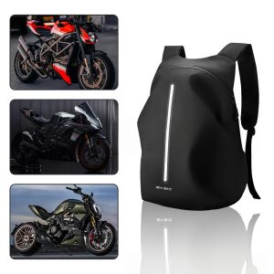 Riding Backpack Motorcycle Helmet Backpack Female Motorcycle Rider Waterproof Travel Bag Mens Large Capacity