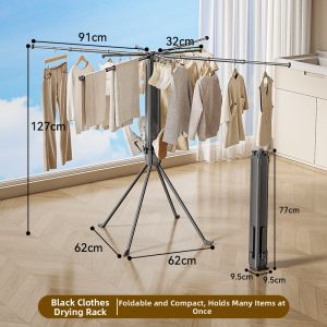 Hotata | Folding Balcony Laundry Rack Octopus Design