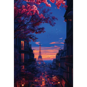 500/1000/1200/2000PCS "Night in Paris" Puzzle Adult Cartoon Puzzle Toy Puzzle Friends Loves Gift