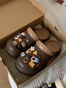 XIXITIAO | Dép Hè Đôi Dễ Thương Màu Caramel