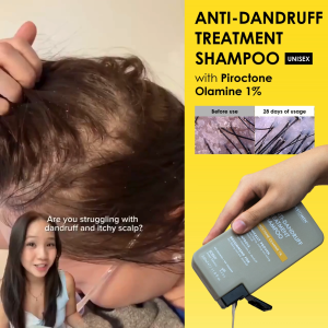 Apestomen Anti-Dandruff Treatment Shampoo 350ml With Piroctone Olamine 1% | Clinically Proven To Control Dry Flaking Scaling & Itching From Oily Dandruff | pH 4.5-5.5 | Paraben Sulfate & Silicon free