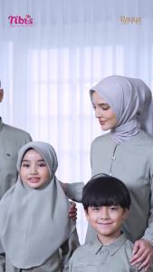 SARIMBIT ELDIA BEIGE NIBRAS GAMIS TERBARU 2026 TERMURAH COCOK UNTUK LEBARAN ATAU ACARA KELUARGA