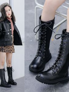 Princess Style Girls Boots Childrens High-Cut Martin Boots Winter Fashion Shoes for Girls in Taiwan Province of China