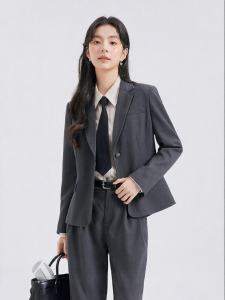 Professional Gray Womens Suit
