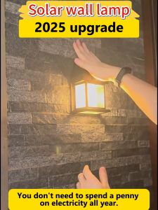 【BUY 1 TAKE 1】Solar Induction Wall Lamp Outdoor Waterproof Wall Light Tungsten Filament Lamp Night Lighting