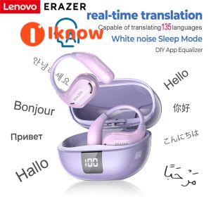 I know ERAZER XT66PRO Bluetooth Earphones ASMR Headsets DIY APP AI Translator Earbuds Wireless Headphones 13 Hours long life Display