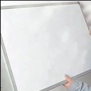 Qifu High-Quality Wall-Mounted Whiteboard Single-Sided Erasable Dry-Erase Board for Office Meetings Teaching & Daily Memos