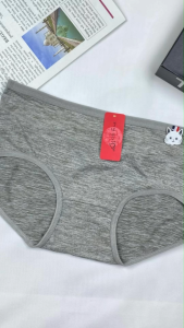 กางเกงในผู้หญิง ผ้านิ่ม ลายกระต่าย น่ารัก แพ็ค 3 ตัว ใส่สบาย ระบายอากาศ ราคาถูก