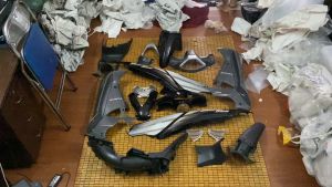 Bộ vỏ nhựa xe máy Fu Neo hàng Việt Nam loại 1 màu Đen