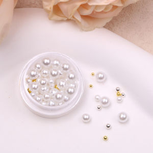 Christmas Pearl Wreath Materials Kit New Years Tree Decoration Nail Art Accessories Christmas Decorations Beauty Tools