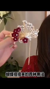 Jepit Rambut Korea Jedai Rumbai Kupu2 Fashion Wanita Elegan High Quality Impor