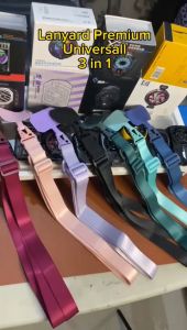 Lanyard Tali Gantung Strap Kalung Crossbody Adjustable Hp Handphone Ponsel Kartu Universall Panjang Leher Selepang Warna Warni Anti Putus Mudah Diatur