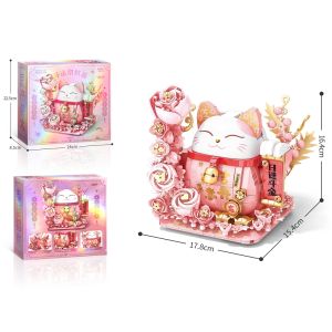 New Year Gift 2026 Spring Festival Wealth Deity Assembly Toy National Trend New Year Gift Souvenir Wealth Deity Figure Assembly Block