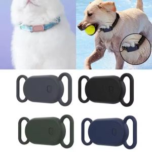 For Samsung Galaxy SmartTag2 Protective Case Dog Cat Collar Holder Cover Sleeve For Galaxy Smart Tag 2 Waterproof Silicone Case