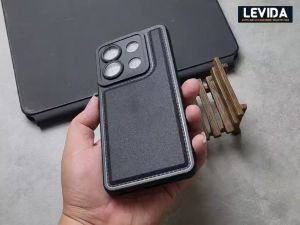 Softcase Leather Pro Macaron Black Redmi Note13 Pro 4G & 5G