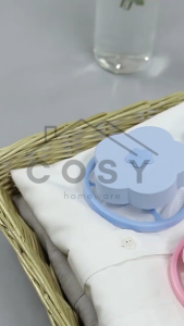 COSY Kantong Filter Mesin Cuci Kantong Penyaring Kotoran Pakaian Bentuk Bunga Saringan Kantong Mesin Cuci Bola Laundry