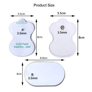 10/20pcs Conductive Gel Electrode Pads for TENS Massager Unit Body Acupuncture Replacement Patches Massage Accessories