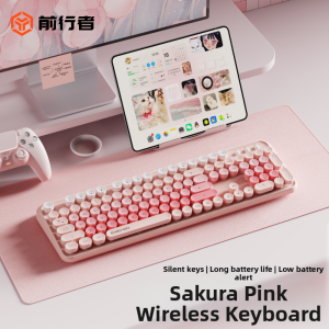 EWEADN | Silent Wireless Keyboard Mouse Set Mechanical Feel High Appearance