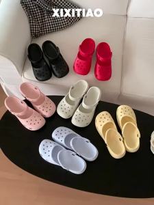 XIXITIAO | Slim Mary Jane Clog Sandals with Non-slip Soft Bottom