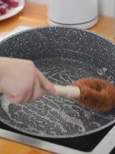 AOHU | Natural Coconut Fiber Long Handle Kitchen Scrubber