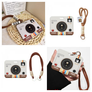 ID Card Holder Drivers License Cartoon Meal Card Campus Badge Creative Horizontal Card Protector Fashion Camera Pattern