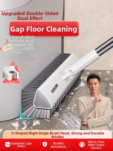 Joybos | Double-sided Bathroom Floor Gap Cleaning Brush