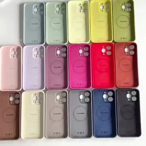 Liquid Silicone For iPhone 17 Pro Max Funda For Magsafe TPU Shockproof Case For iPhone 17 Pro 17 Wireless Charging Protect Case