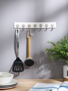 Maryya | Wall-Mounted Towel and Clothes Hanger No Drilling Required