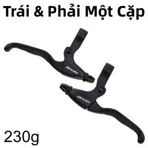 ZOOM Xe Đạp Phanh Lever Có Chuông Nhôm Hợp Kim V Phanh Đĩa Xe Đòn Bẩy Gấp Xe Đạp Phanh Đòn Bẩy Cho 22.2Mm tay Cầm