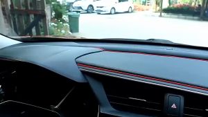 (FLASH SALE) List Dekorasi Interior Lis Dashboard Trim Mobil Moulding Strip 3 meter