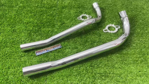 Cổ pô Sirius 110 27-32mm Inox xi ken sáng bóng