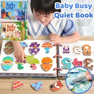Baby Busy Quiet Book Toddlers Enlightenment Learning Activity Book Kids Early Educational Toys