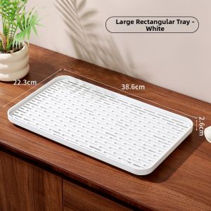MRUN | Thickened Double-Layer Tea Cup Storage Rack Water Draining