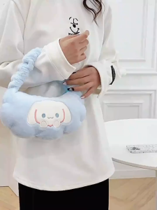 EchoBliss  กระเป๋าสะพายน่ารักแบบขนฟูลายการ์ตูน ดีไซน์น่ารักสำหรับสาวๆ ใส่ใช้ในชีวิตประจำวันและแมทช์กับชุดสไตล์หวาน
